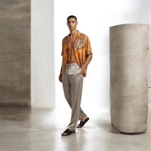 Amber Grey Silk Set
