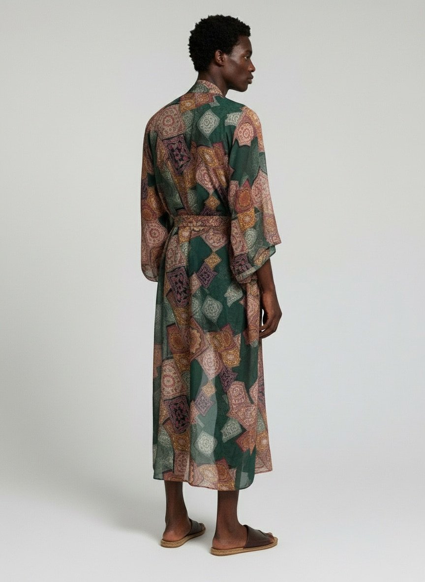 Emerald Heritage Kimono - Görsel 2