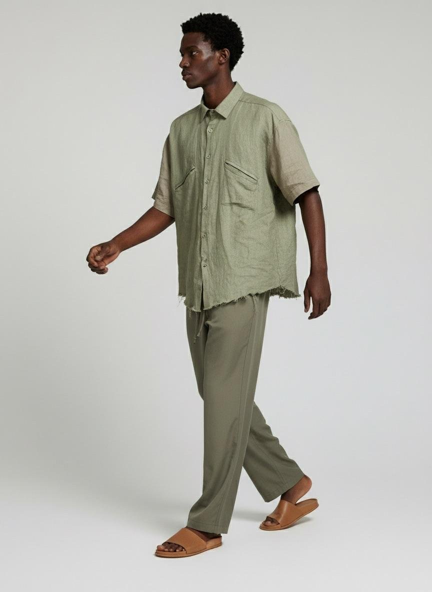 Sage Linen Set - Görsel 2